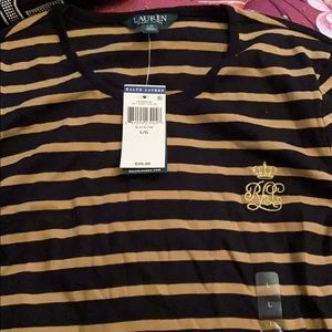 NWT Lauren Ralph Lauren Long Sleeve Tee